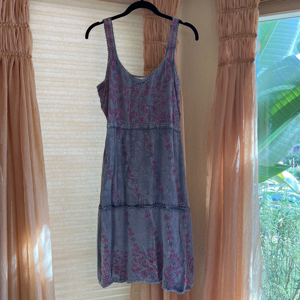 Papillon Los Angeles Boho Embroidered Sundress